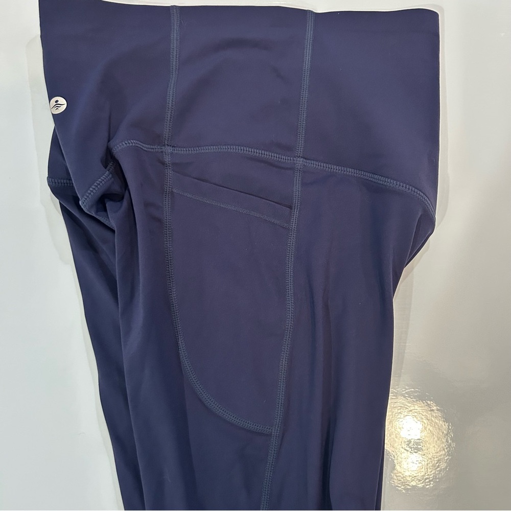HALARA UltraSculpt Deep Blue Leggings XS 7/8 length - Picture 4 of 4